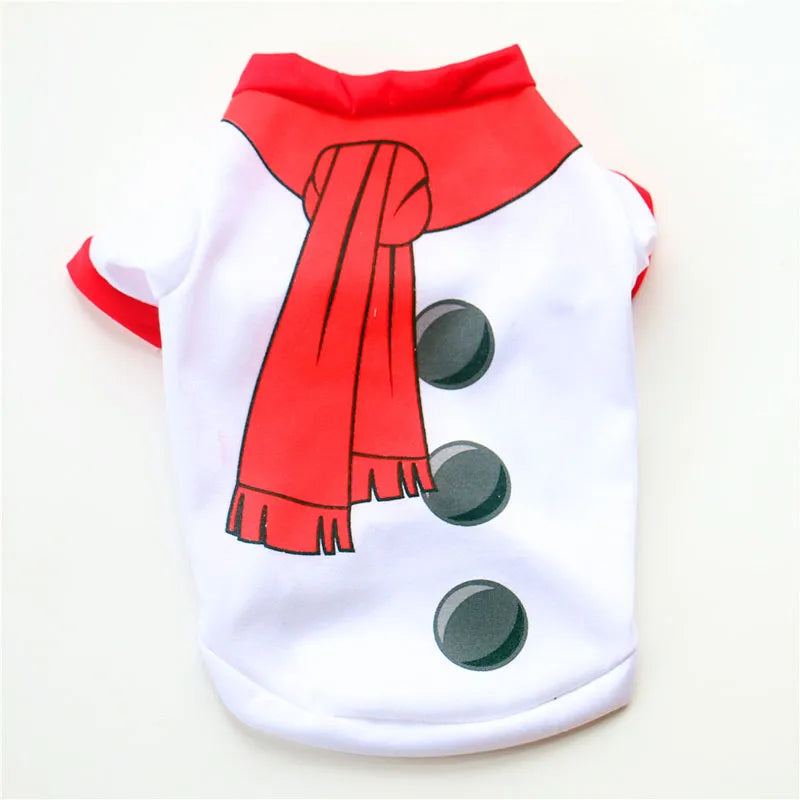 Christmas Dog Cotton Clothes