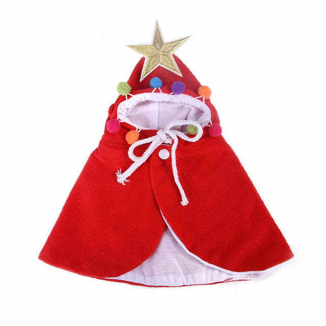 Christmas Pet Riding Hood for Cats and Dogs