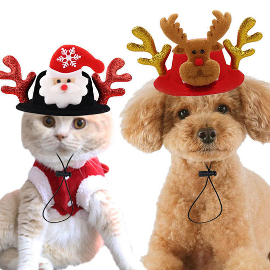 Christmas Pet Hat for Dogs and Cats