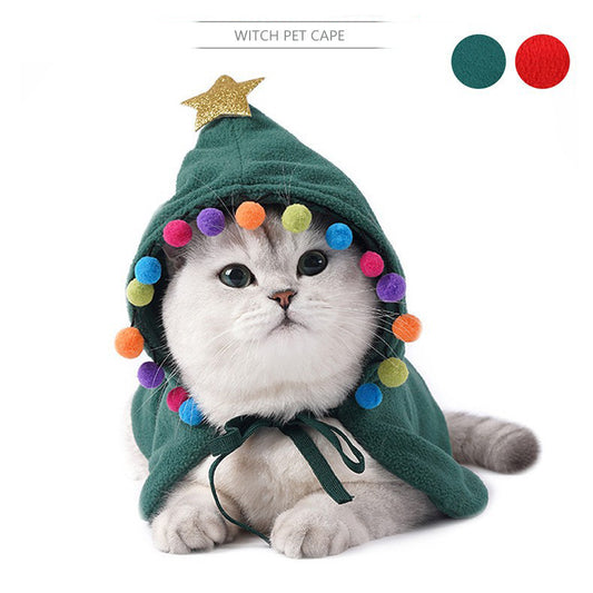 Christmas Pet Riding Hood for Cats and Dogs