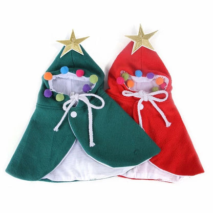 Christmas Pet Riding Hood for Cats and Dogs