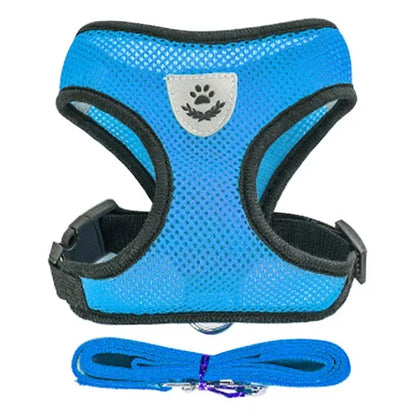 Harness Vest Walking Leash for Dogs and Cats