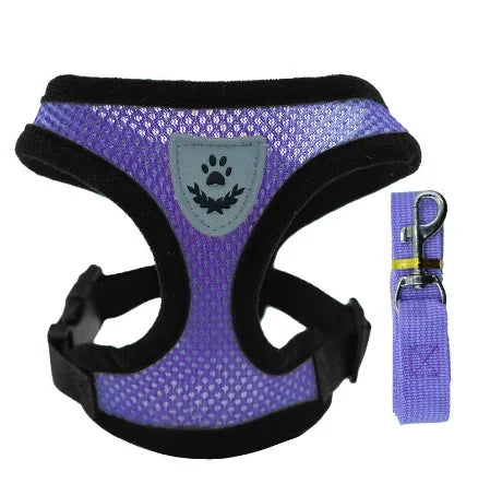 Harness Vest Walking Leash for Dogs and Cats