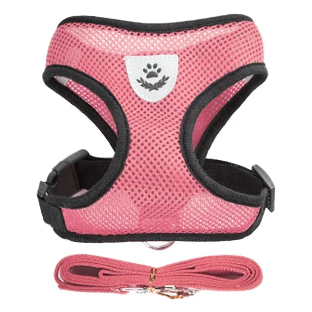 Harness Vest Walking Leash for Dogs and Cats