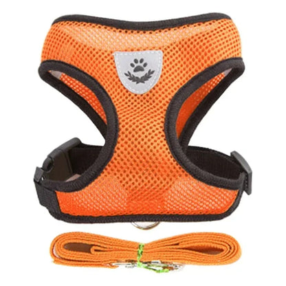 Harness Vest Walking Leash for Dogs and Cats