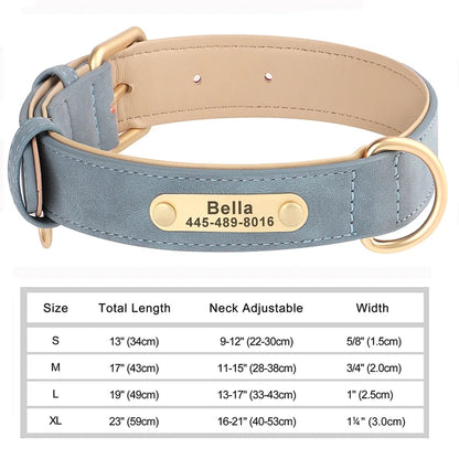 Personalized Collars for Dog with Free Engraved Nameplate