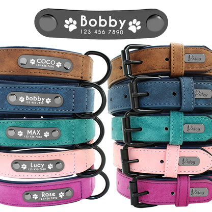 Personalized Collars for Dog with Free Engraved Nameplate